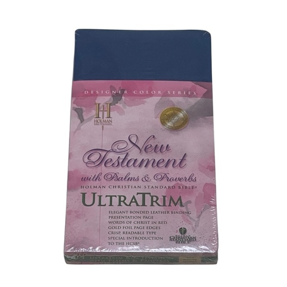 ❤️ 🆕 HOLMAN New Testament with Psalms & Proverbs BLUE Cover - Picture 1 of 4